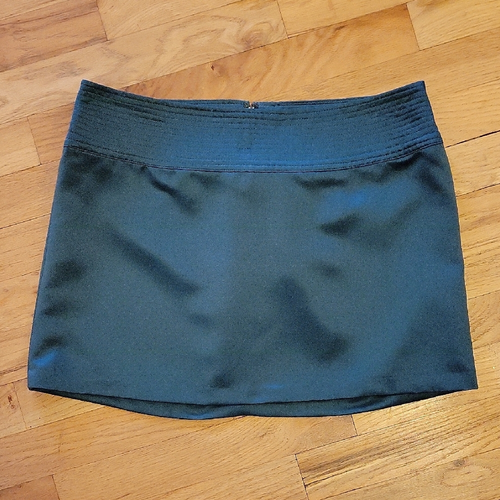 Behnaz Sarafpour Deep Teal Mini Skirt